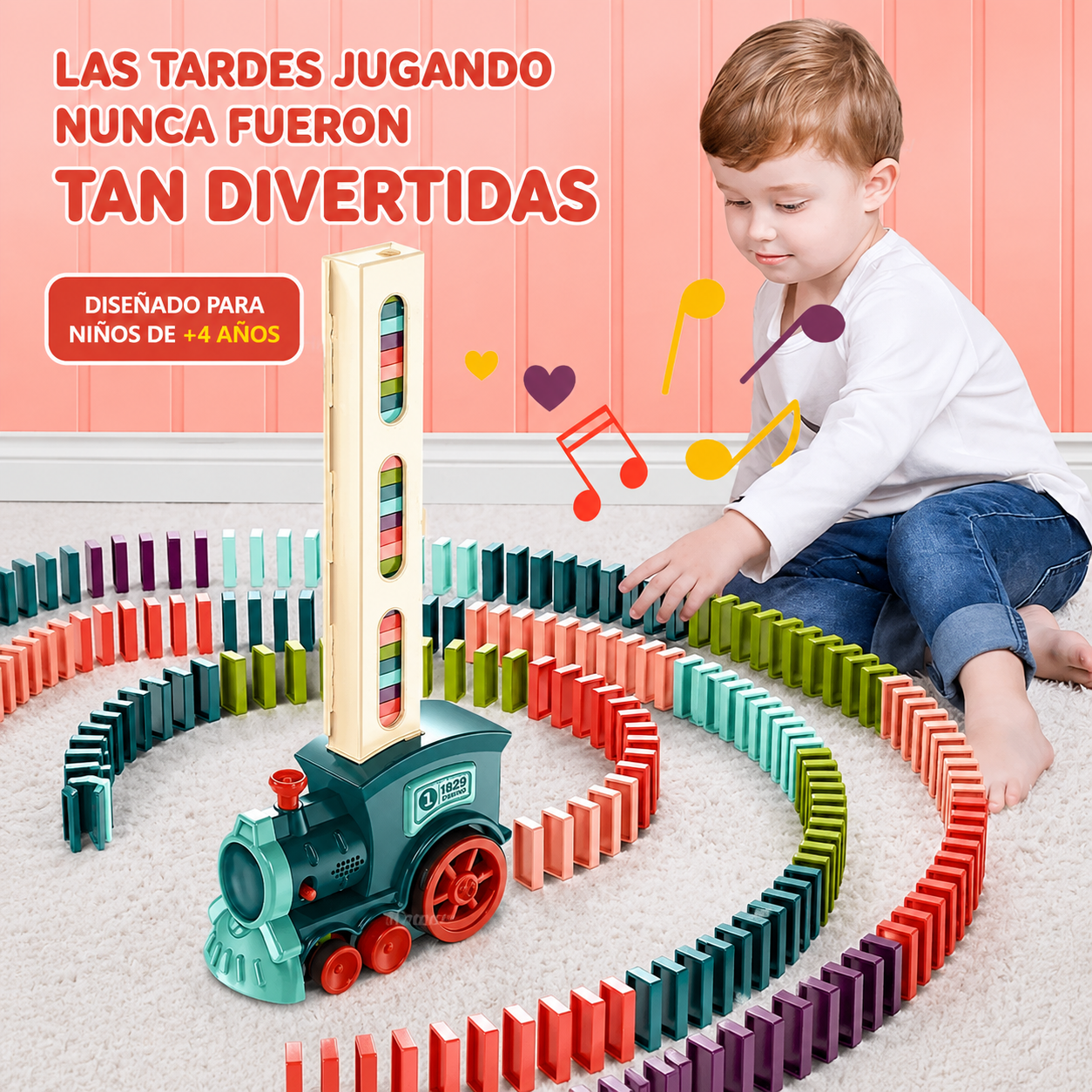 Tren de Dominó Automático